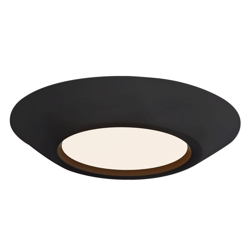 Kuzco Lighting FM5-051-BK LED Flush Mount, Black