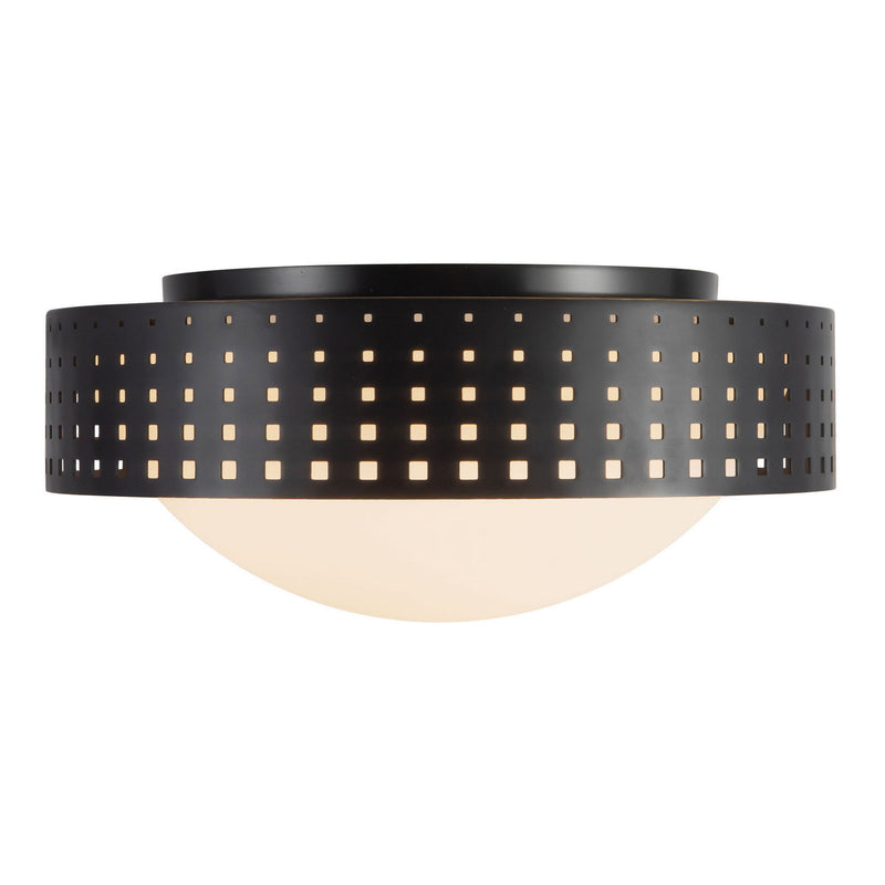 Kuzco Lighting FM70814-UB Three Light Flush Mount, Urban Bronze