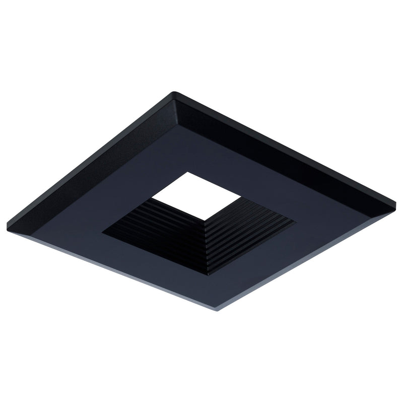 Satco 80-990 Deep Baffle Trim, Black