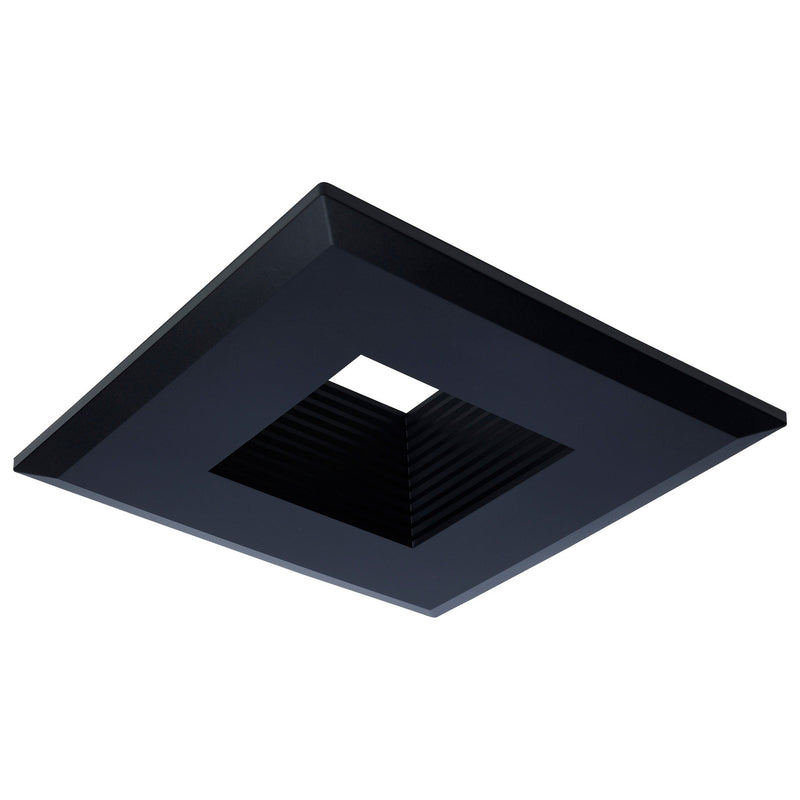 Satco 80-993 Deep Baffle Trim, Black
