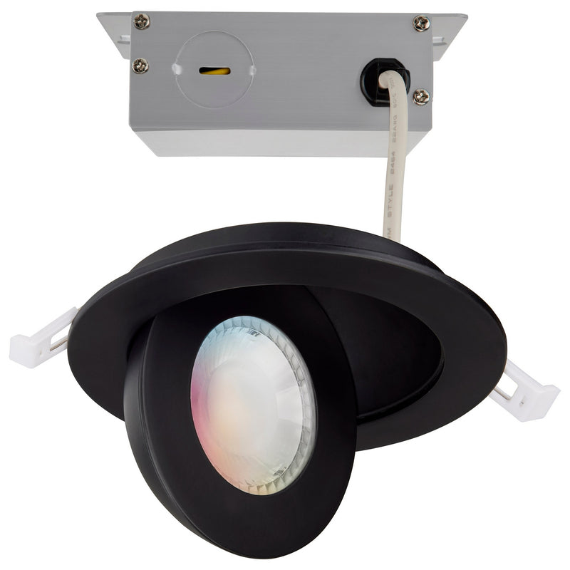 Satco S11294R1 LED Downlight, Black