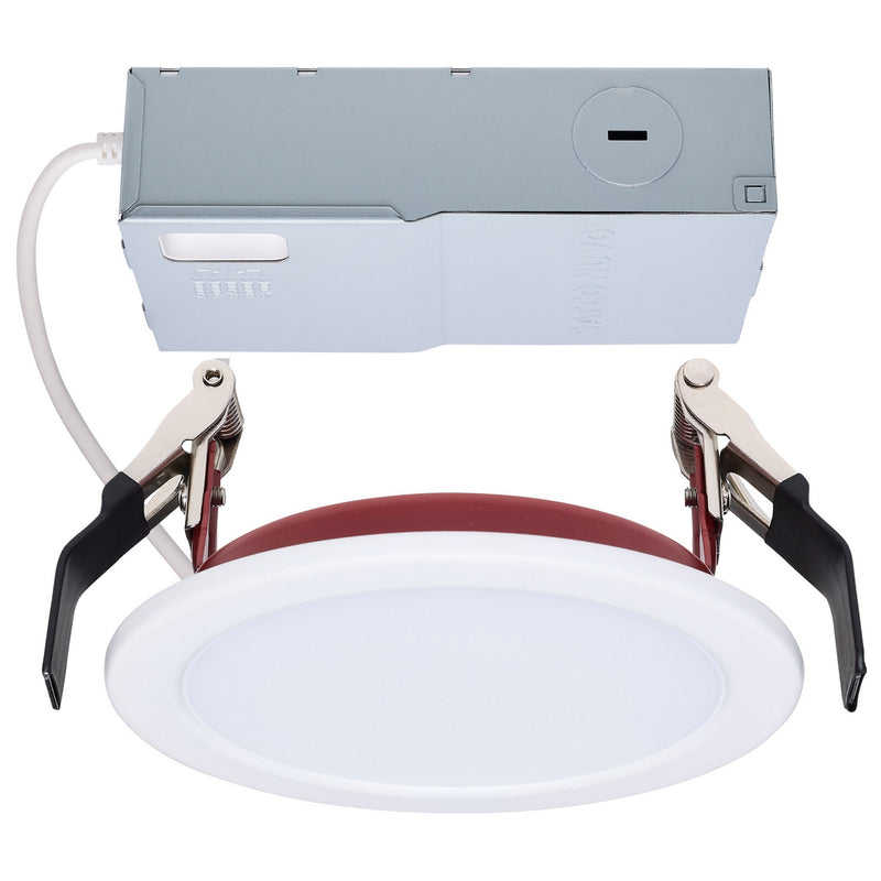 Satco S11864R1 LED Downlight, White / Red