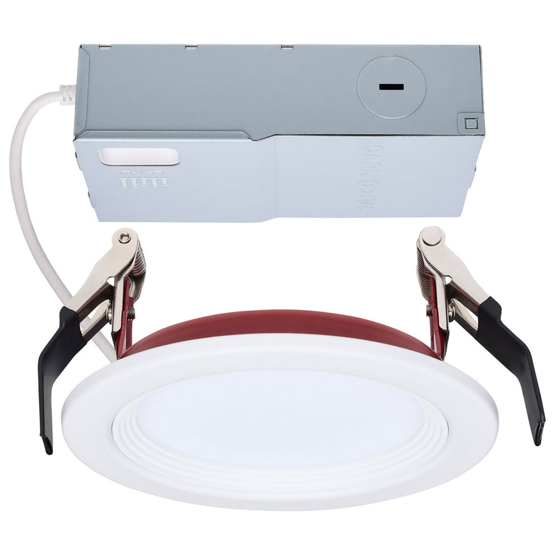 Satco S11865R1 LED Downlight, White / Red