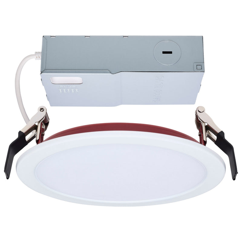 Satco S11866R1 LED Downlight, White / Red