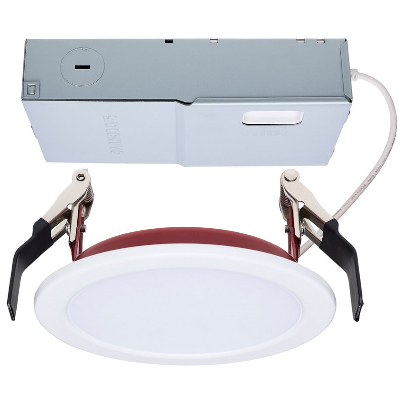 Satco S11868R1 LED Downlight, White / Red