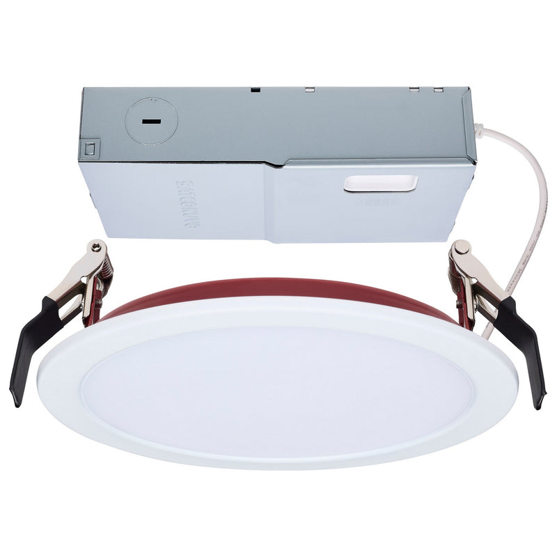 Satco S11869R1 LED Downlight, White / Red