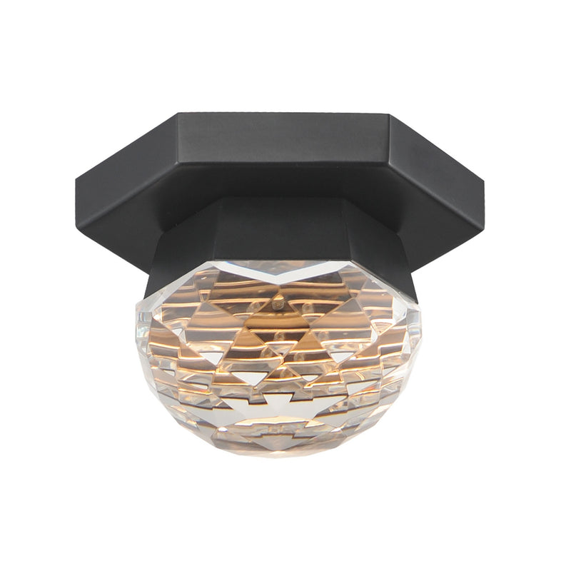ET2 E23340-122BK LED Flush Mount, Black