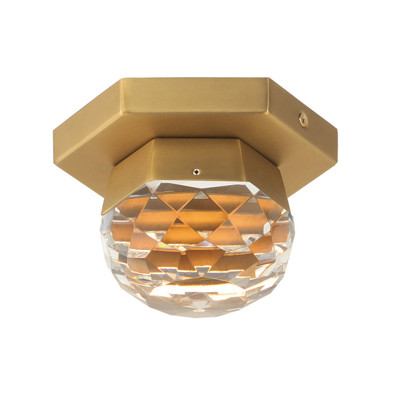 ET2 E23340-122GLD LED Flush Mount, Gold