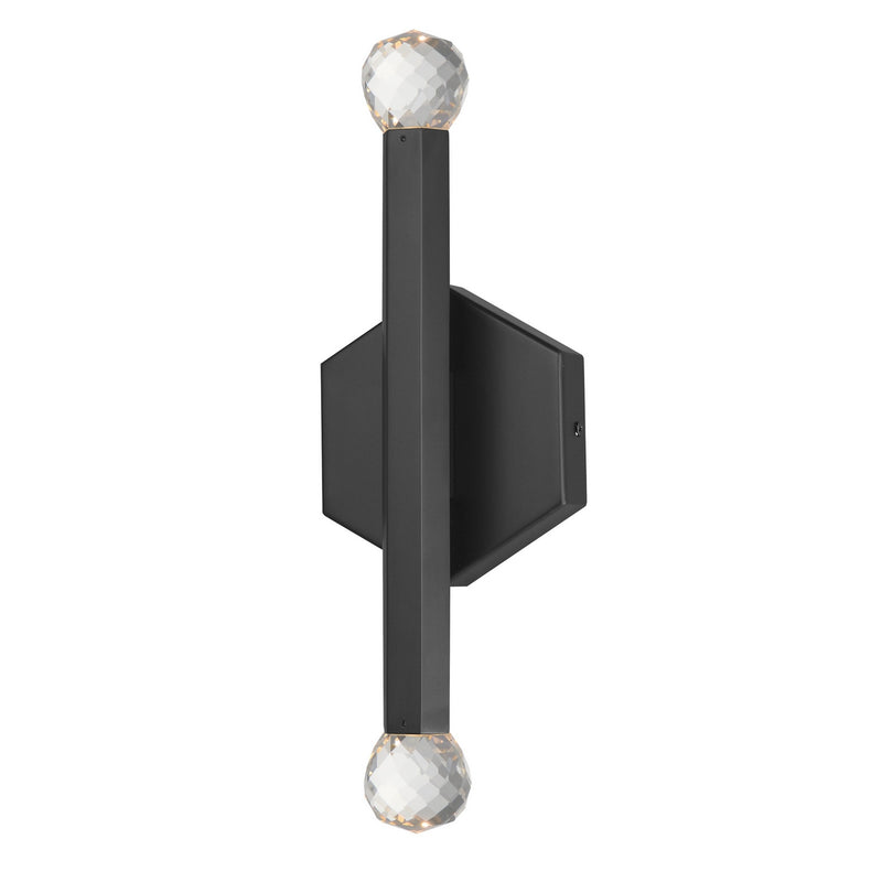 ET2 E23342-122BK LED Wall Sconce, Black