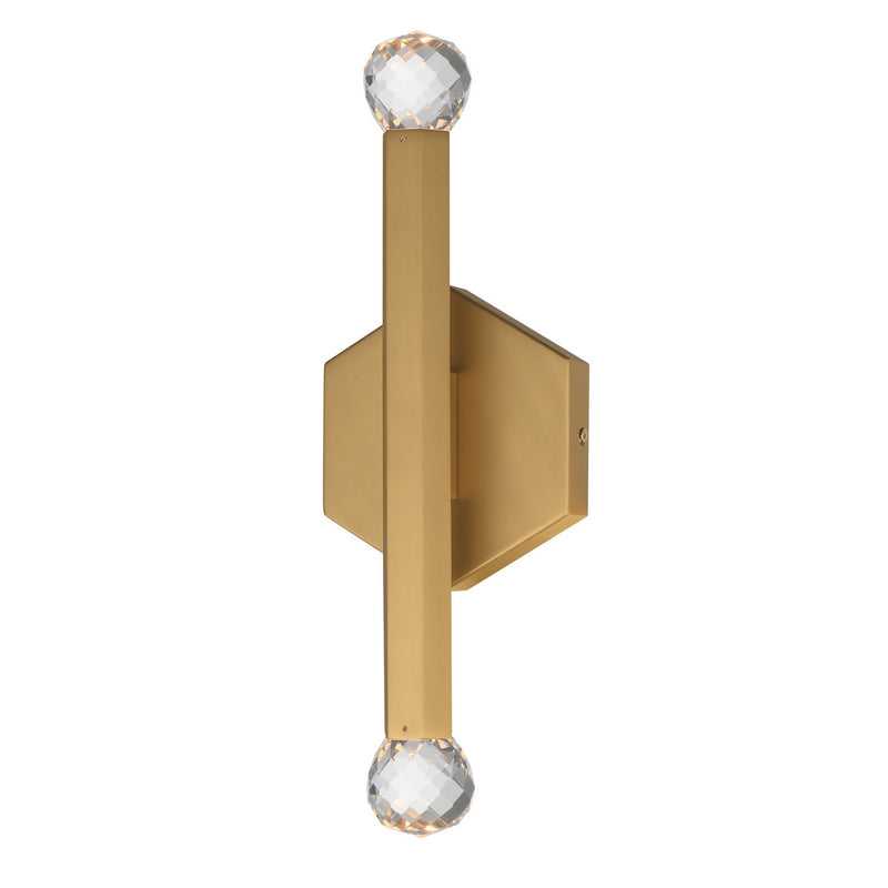 ET2 E23342-122GLD LED Wall Sconce, Gold