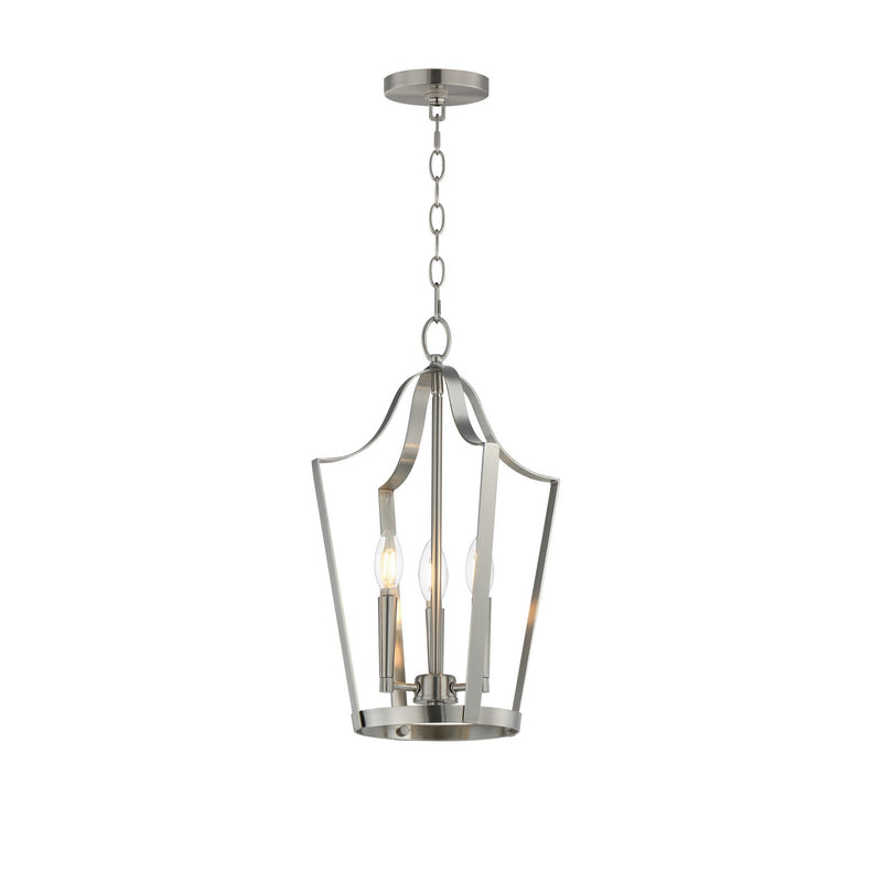 Maxim 10423SN Three Light Pendant, Satin Nickel