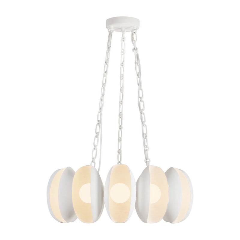 Alora CH305725AW LED Chandelier, Antique White