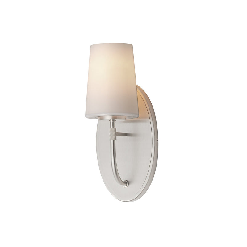 Maxim 12691WTSN One Light Wall Sconce, Satin Nickel