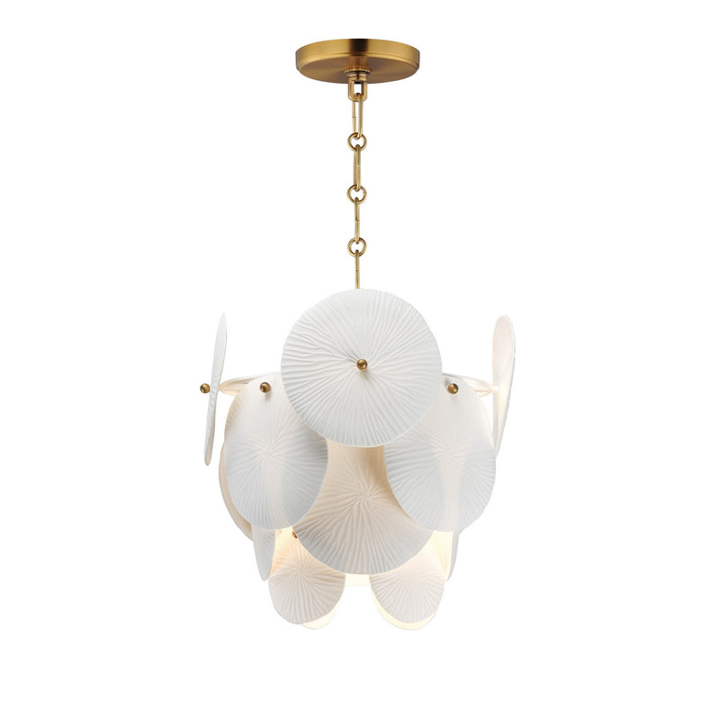 Maxim 12821WTNAB One Light Pendant, Natural Aged Brass