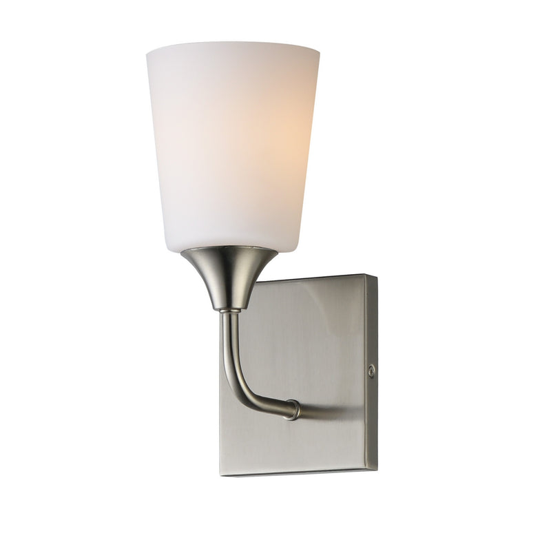 Maxim 12881SWNAB One Light Wall Sconce, Natural Aged Brass