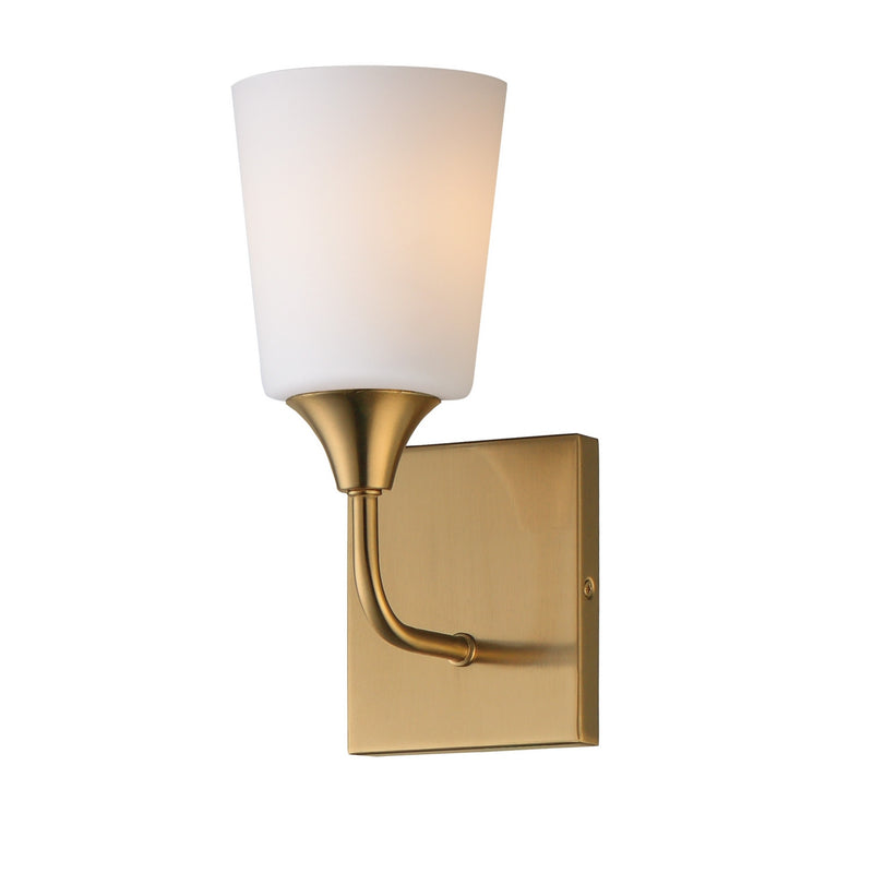 Maxim 12881SWSN One Light Wall Sconce, Satin Nickel