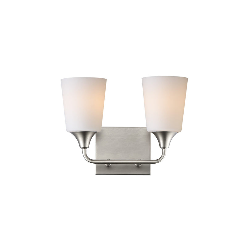 Maxim 12882SWSN Two Light Bath Vanity, Satin Nickel