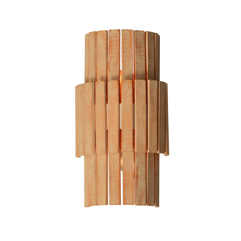 Maxim 14450NANAB Two Light Wall Sconce, Natural Aged Brass