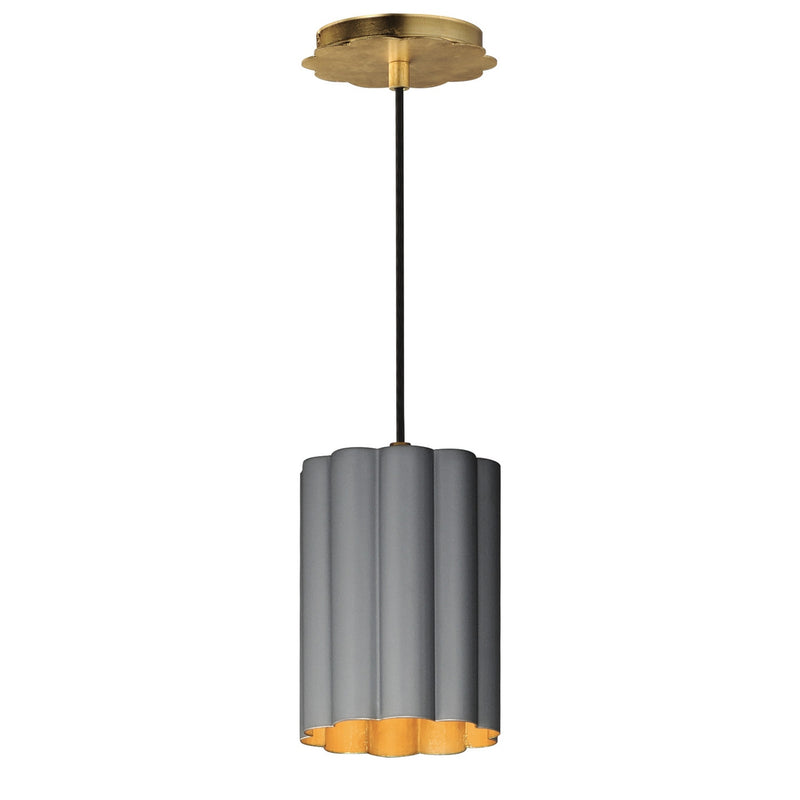Maxim 18054DGGL One Light Pendant, Gold Leaf