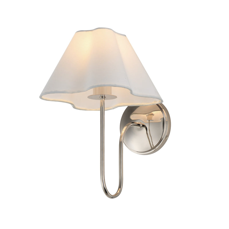 Maxim 18100WTPN One Light Wall Sconce, Polished Nickel