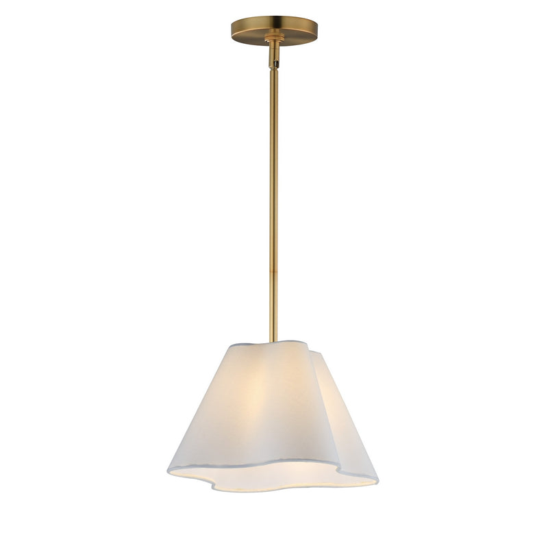 Maxim 18101WTNAB One Light Pendant, Natural Aged Brass