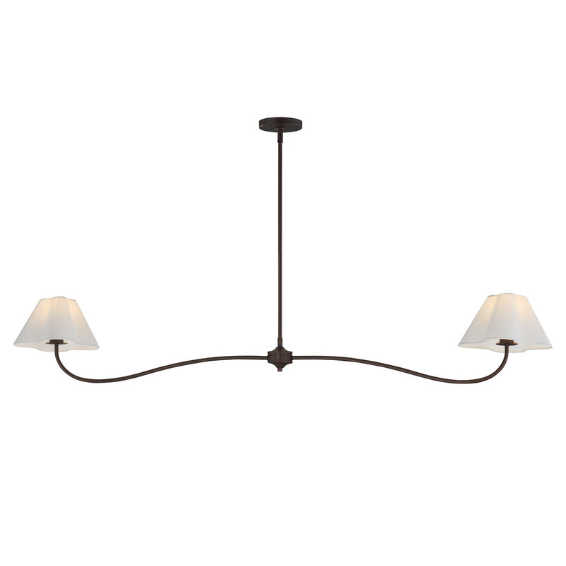 Maxim 18102WTOI Two Light Pendant, Oil Rubbed Bronze