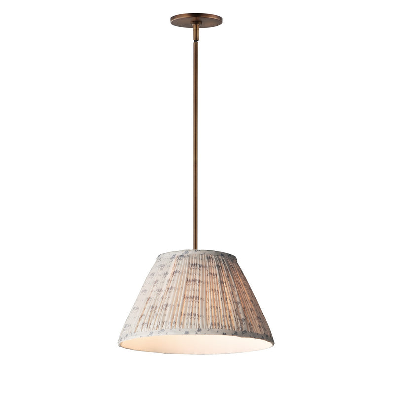 Maxim 18411BWWBR One Light Pendant, Weathered Brass