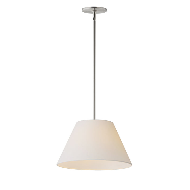 Maxim 18411OFPN One Light Pendant, Polished Nickel