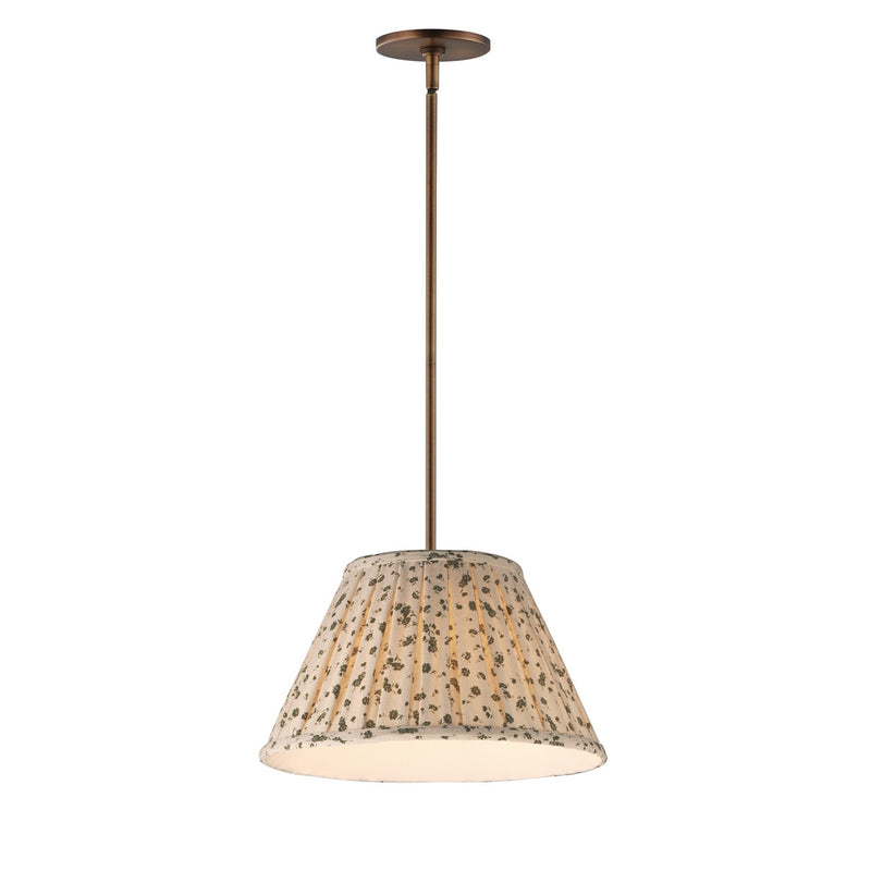 Maxim 18411OWWBR One Light Pendant, Weathered Brass