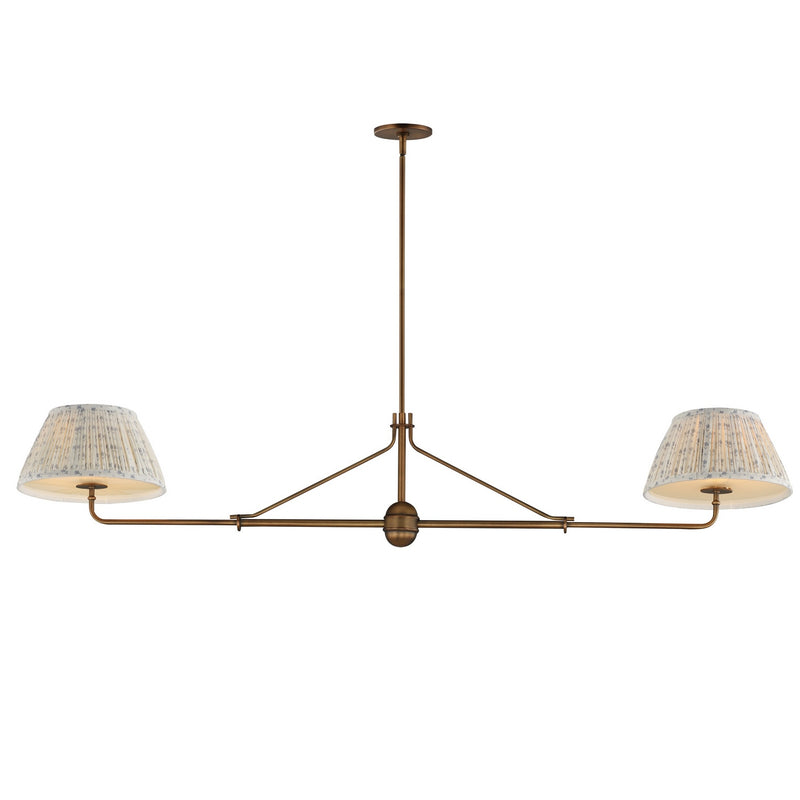 Maxim 18412BWWBR Two Light Pendant, Weathered Brass