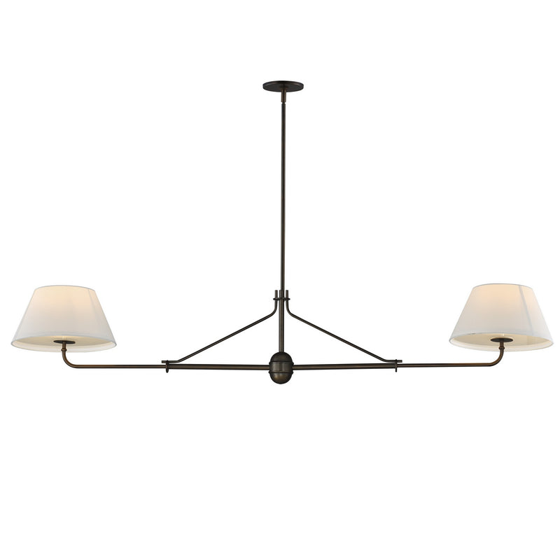 Maxim 18412OFANB Two Light Pendant, Antique Bronze