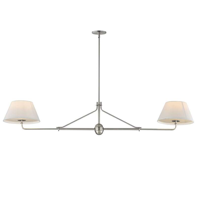 Maxim 18412OFPN Two Light Pendant, Polished Nickel
