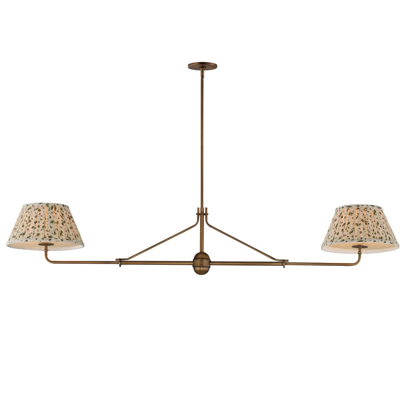 Maxim 18412OWWBR Two Light Pendant, Weathered Brass
