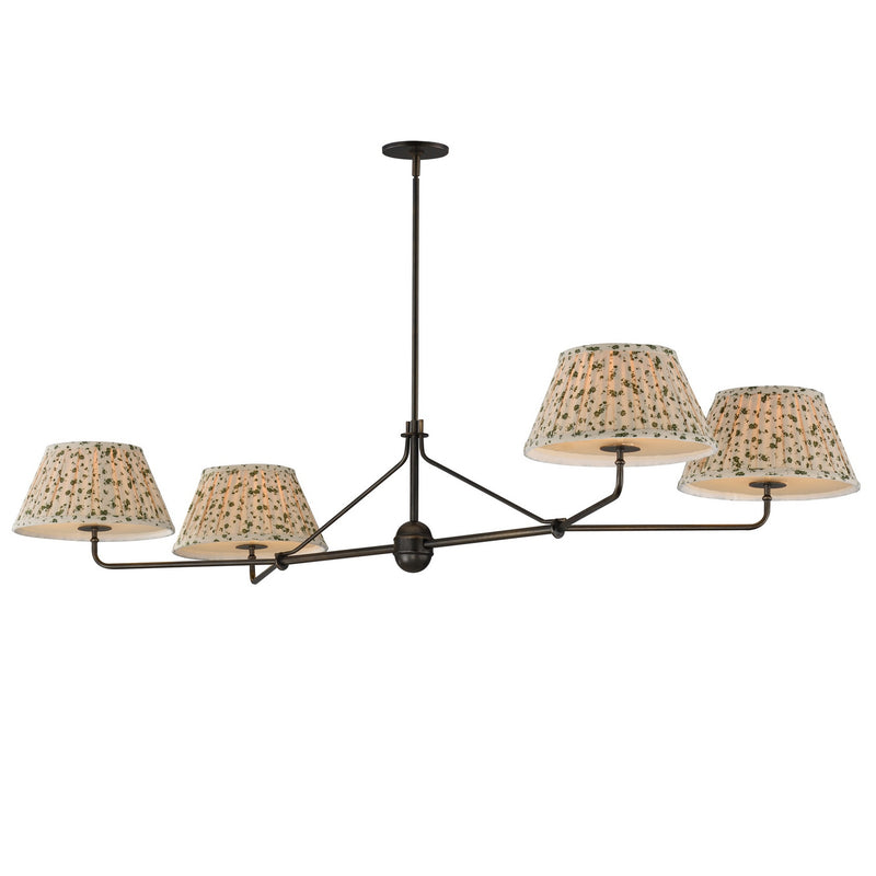 Maxim 18414OWANB Four Light Chandelier, Antique Bronze