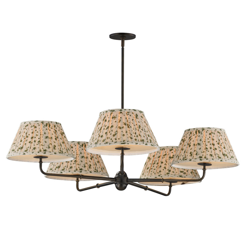 Maxim 18415OWANB Five Light Chandelier, Antique Bronze