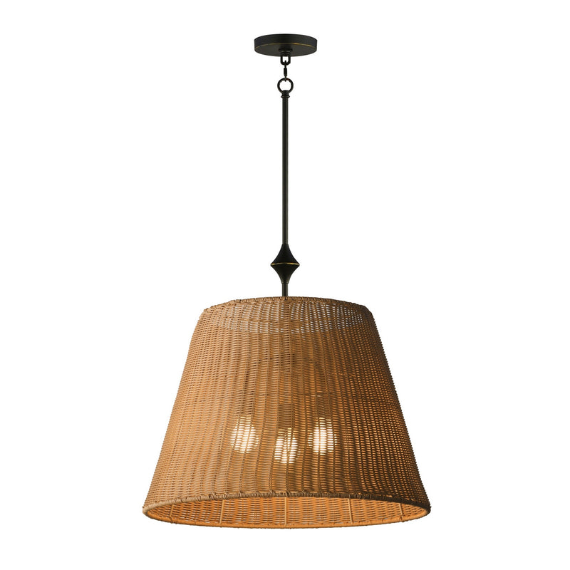 Maxim 21488NADBZ Three Light Pendant, Dark Bronze