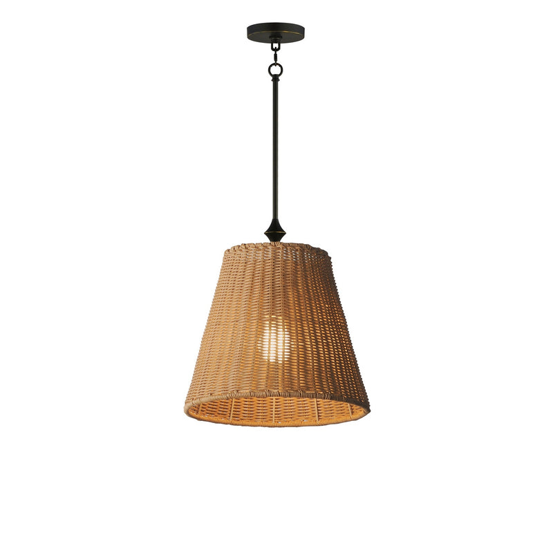 Maxim 21486NADBZ One Light Pendant, Dark Bronze