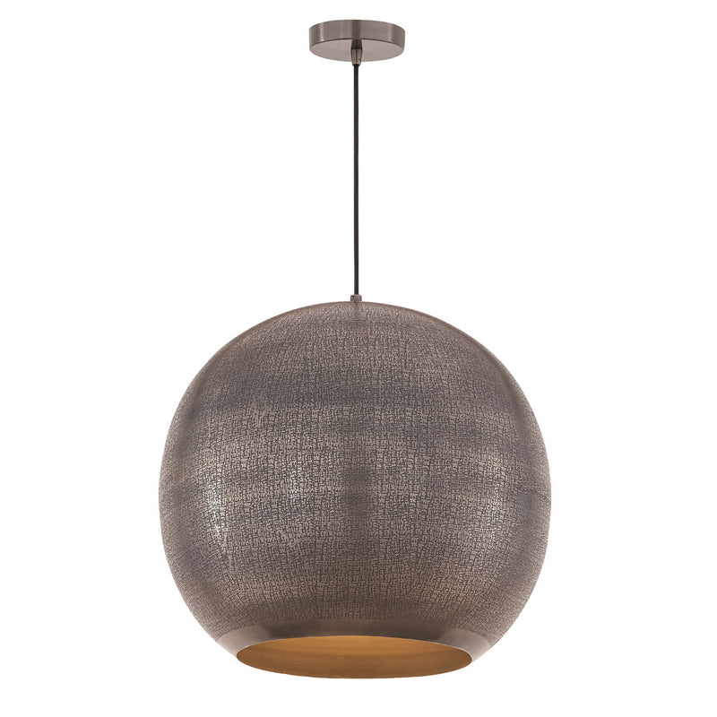 Maxim 29133PE One Light Pendant, Pewter
