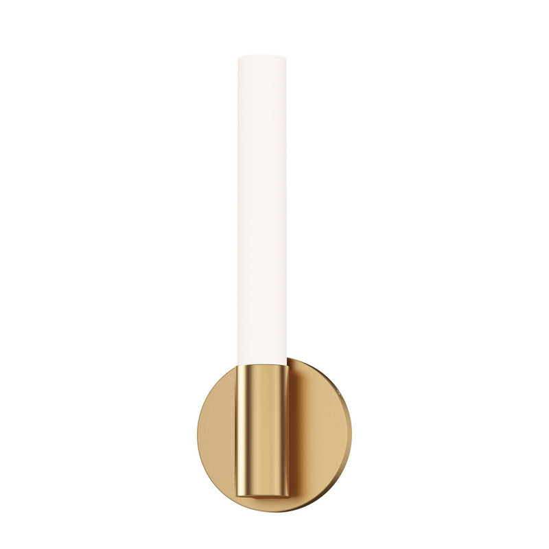 Maxim 52510WTNAB LED Wall Sconce, Natural Aged Brass