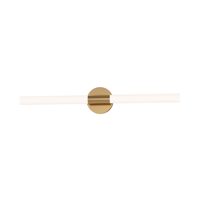 Maxim 52513WTNAB LED Bath Bar, Natural Aged Brass