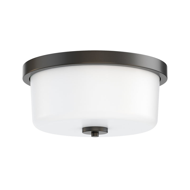 Maxim 5691WTBK Two Light Flush Mount, Black