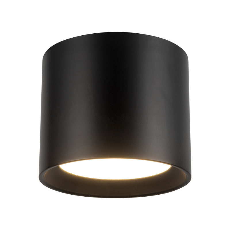 Kuzco Lighting SF0703207BK LED Semi-Flush Mount, Black