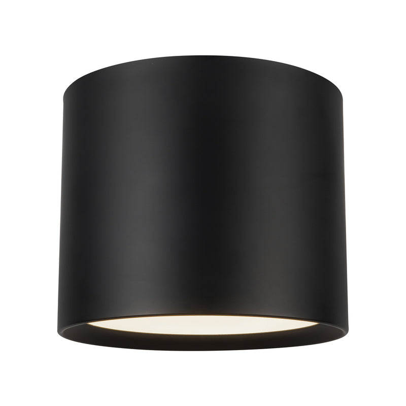 Kuzco Lighting SF0703212BK LED Semi-Flush Mount, Black