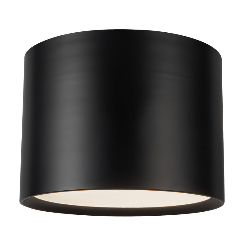 Kuzco Lighting SF0703215BK LED Semi-Flush Mount, Black