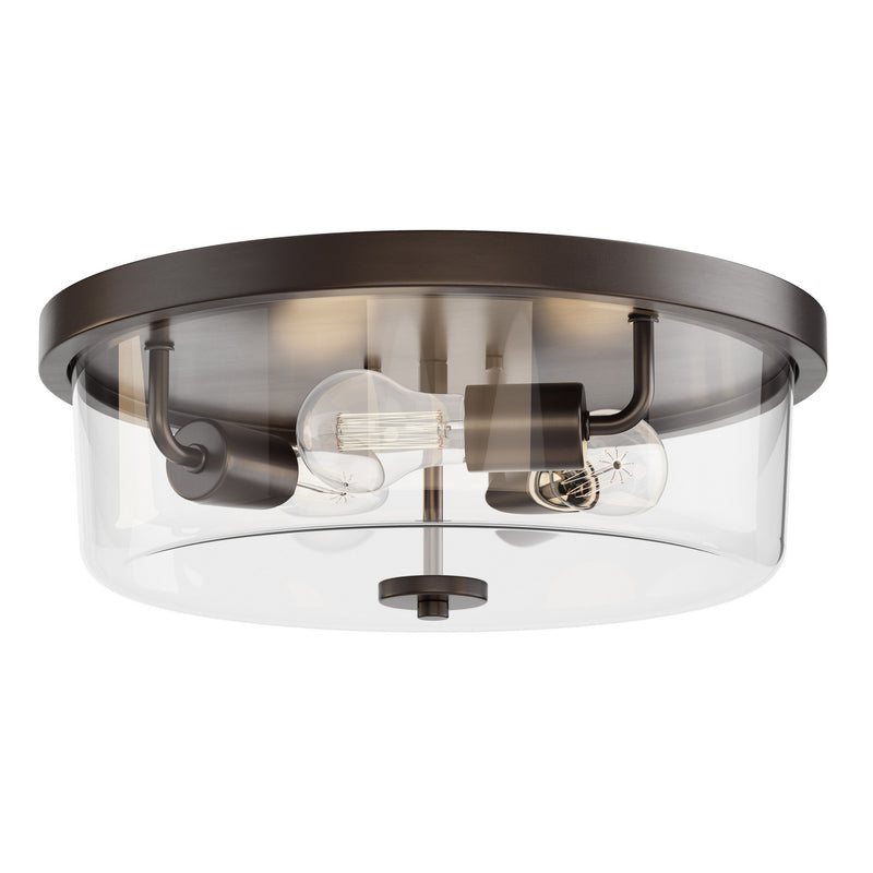 Maxim 5693CLOI Three Light Flush Mount, Oil Rubbed Bronze