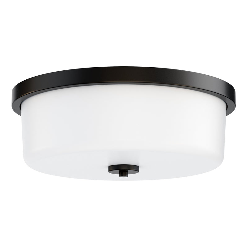 Maxim 5693WTBK Three Light Flush Mount, Black