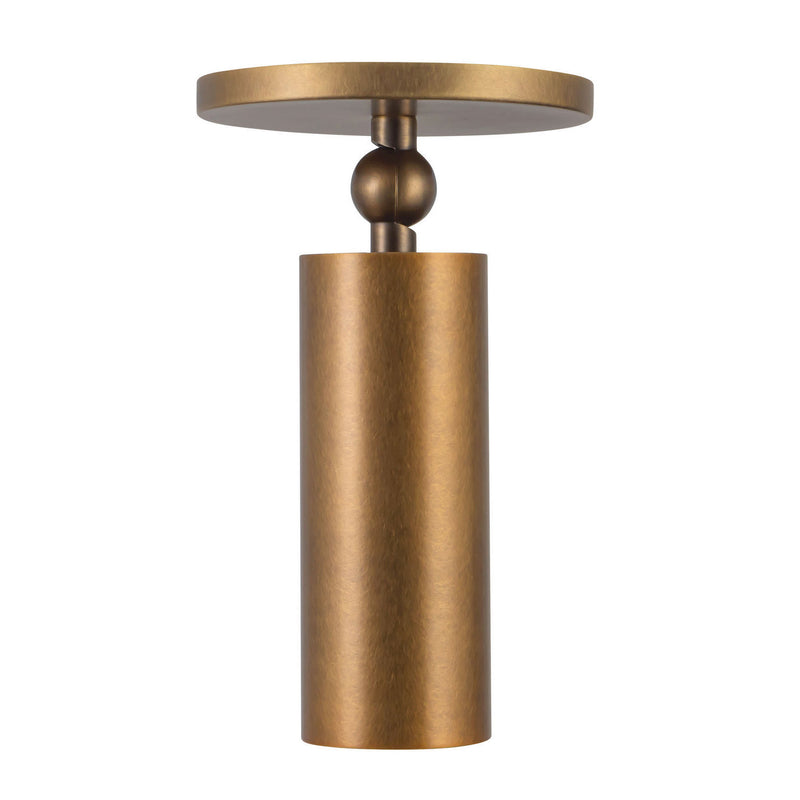 Kuzco Lighting SF90477-VB LED Semi-Flush Mount, Vintage Brass