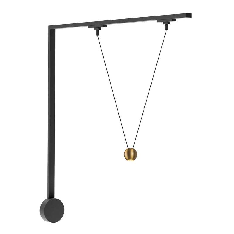 Kuzco Lighting TR1W-P27203-BG LED Wall Kit, Brushed Gold