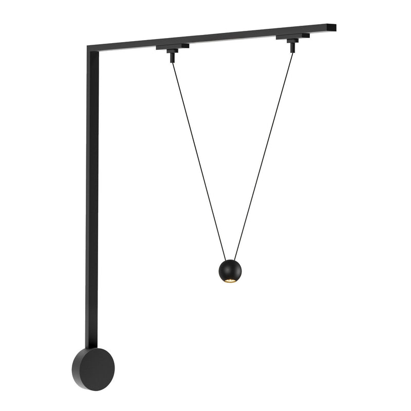 Kuzco Lighting TR1W-P27203-BK LED Wall Kit, Black