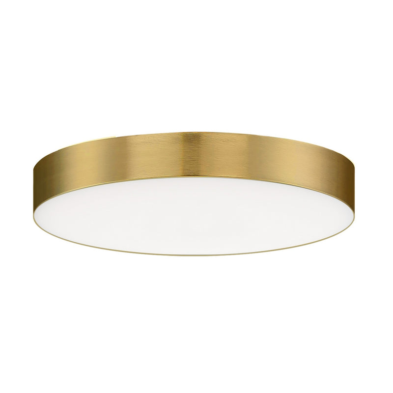 Maxim 57660WTSBR LED Flush Mount, Satin Brass